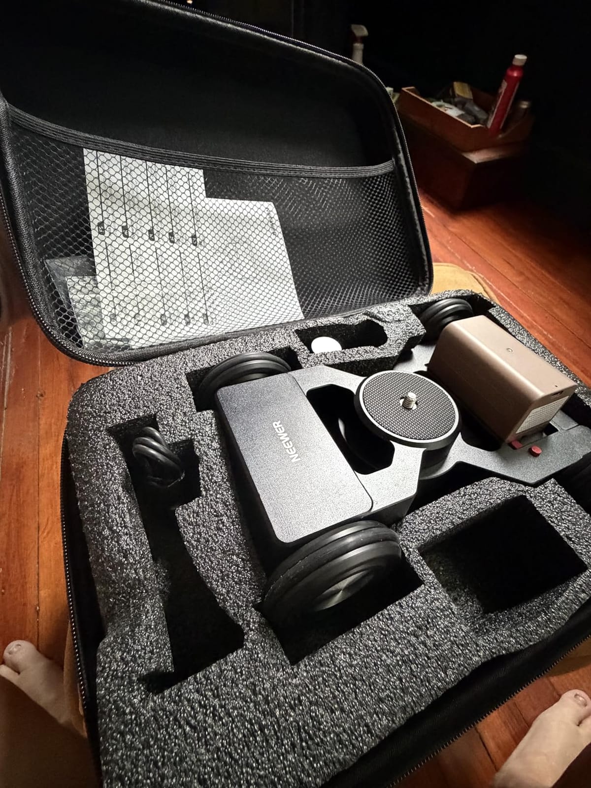 NEEWER DL400 Upgraded Motorized Camera Slider Dolly with App Control customer photo 2