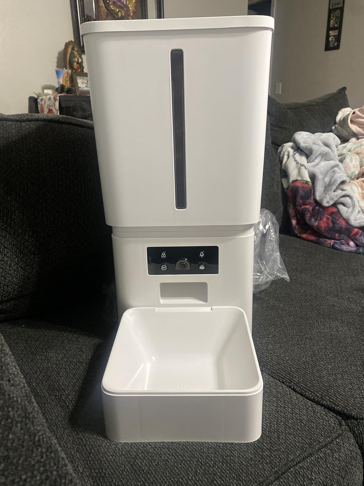 Gwozn Automatic Dog Feeder Large Breed: 15L/63-Cup Capacity for 23mm Kibble customer photo 2