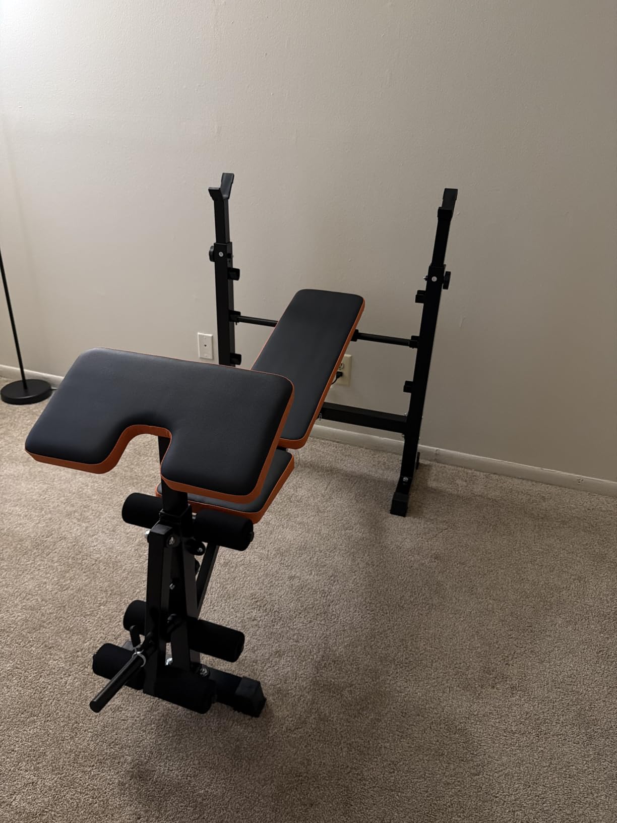 YOLEO 880-1980LBS ASTM-Certified All in One Weight Bench Set Home Strength customer photo 2