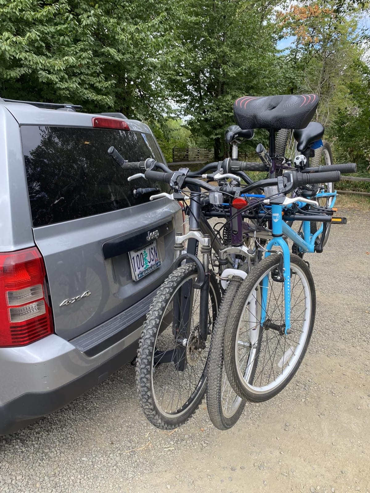 IKURAM R 2 Bike Hitch Mount Platform Carrier, 200 lbs, 2