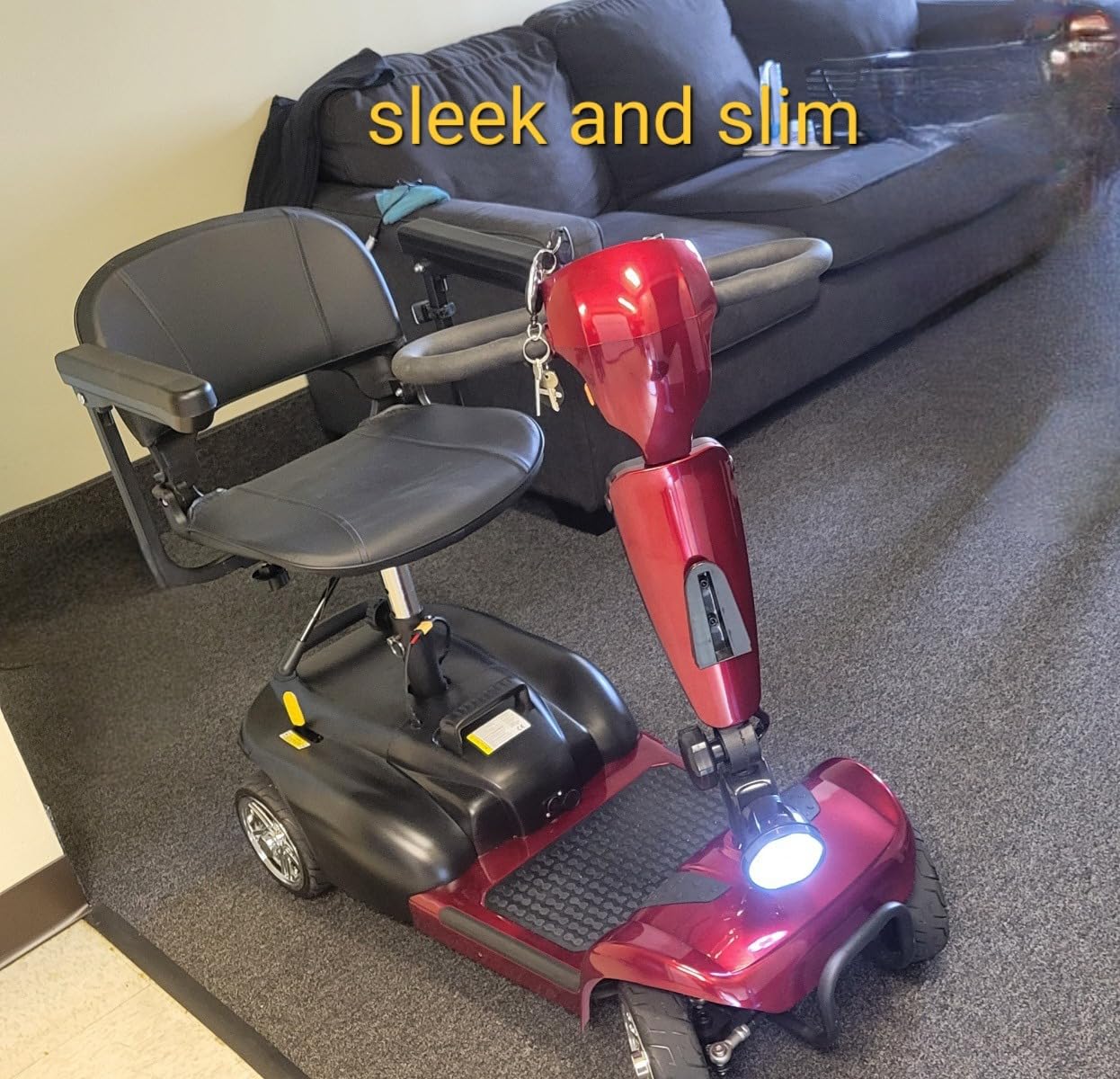 Mobility Scooter for Seniors & Adults, 4 Wheel Foldable Scooter customer photo 2