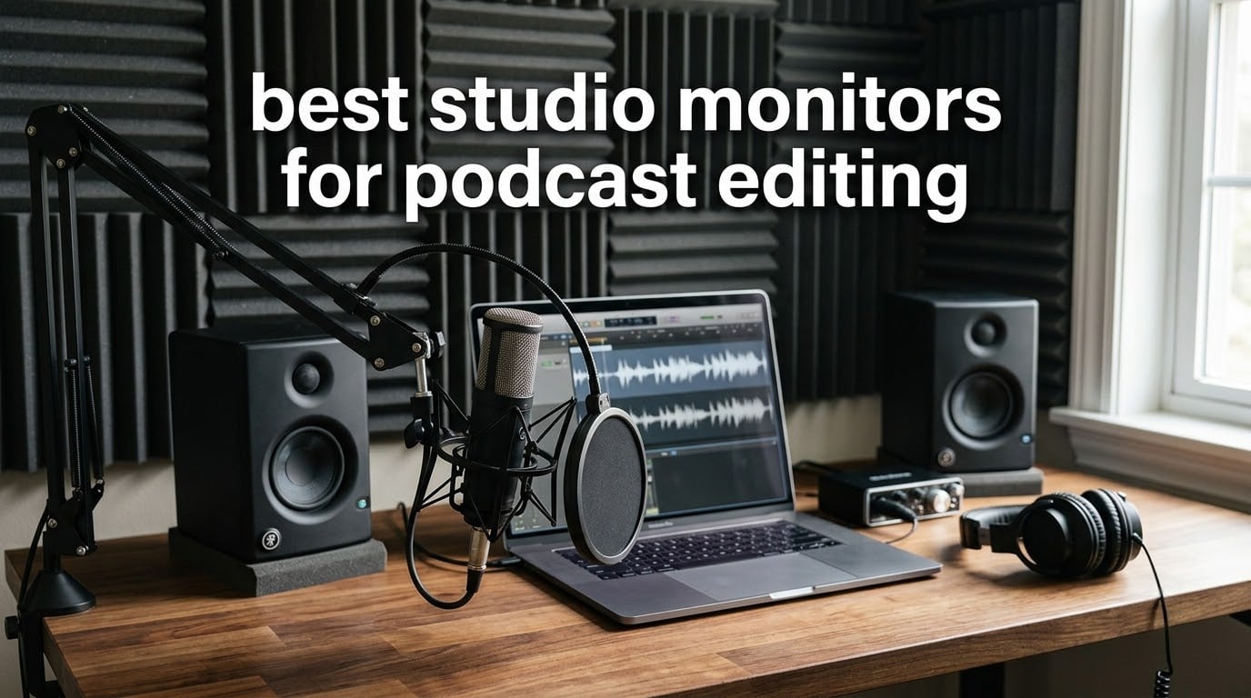 best studio monitors for podcast editing