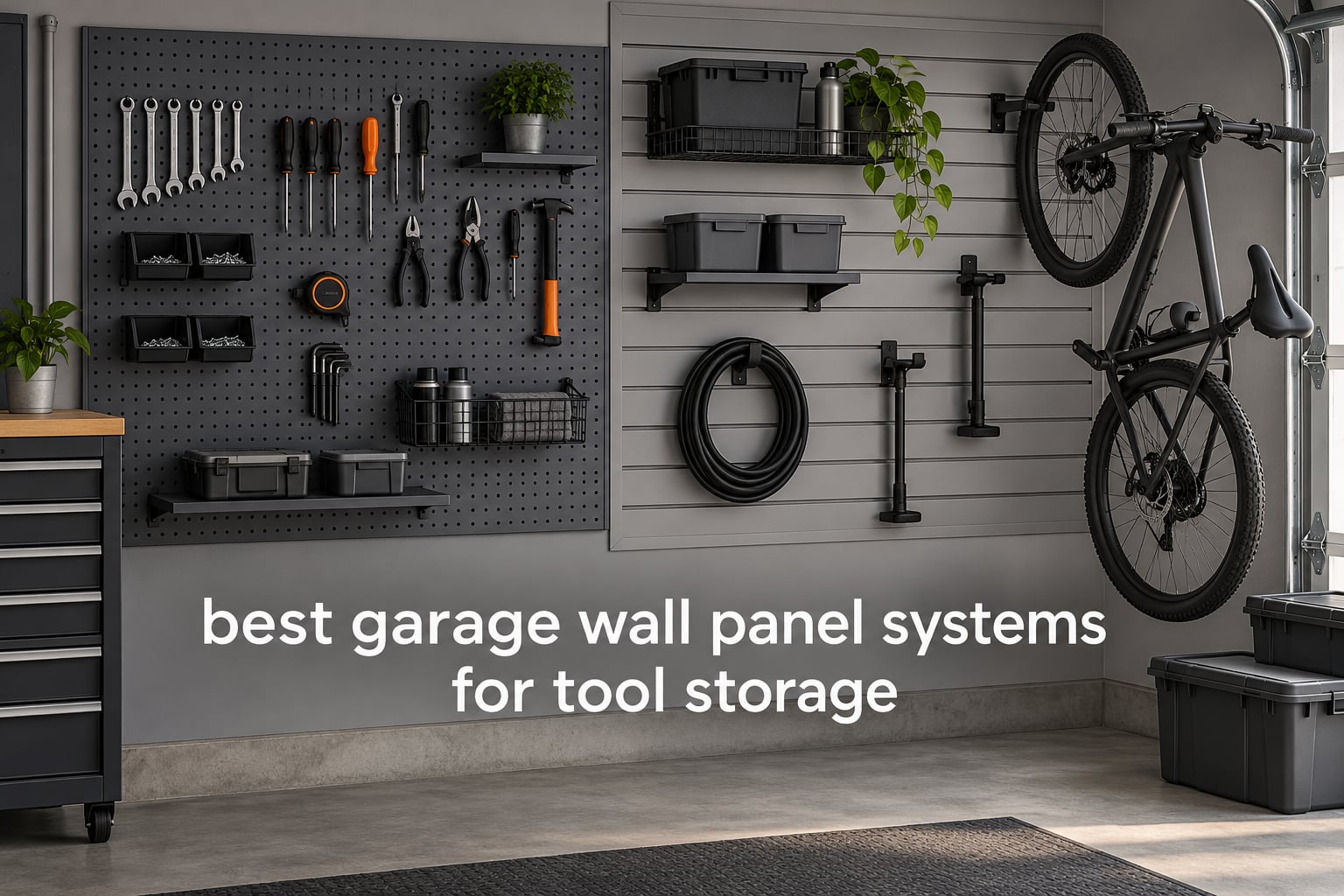 best garage wall panel systems for tool storage
