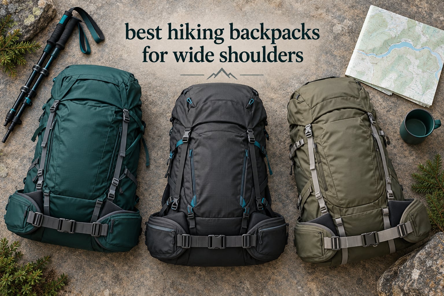 best hiking backpacks for wide shoulders