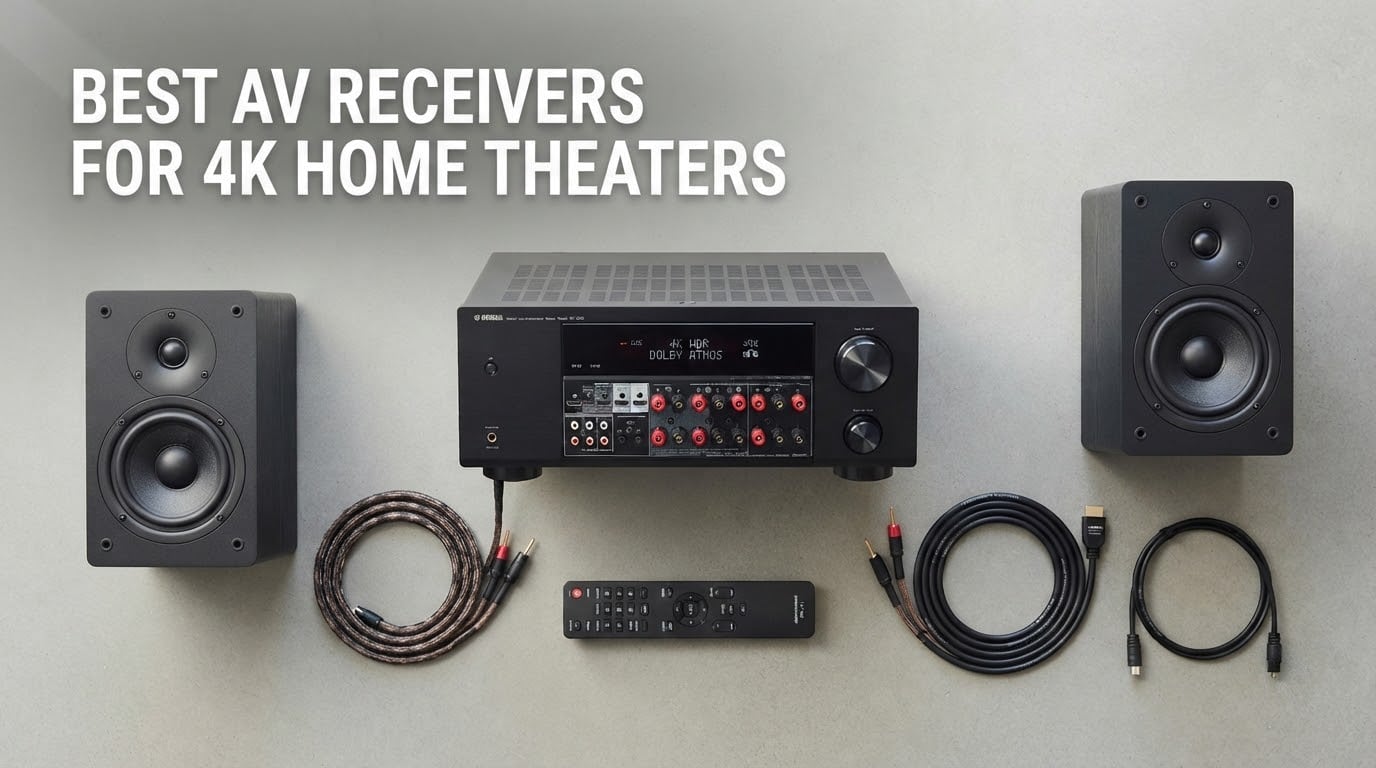 best av receivers for 4k home theaters