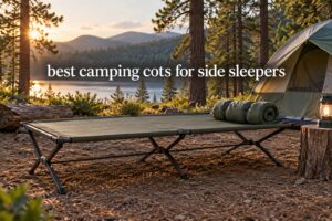 best camping cots for side sleepers