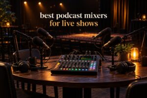 best podcast mixers for live shows