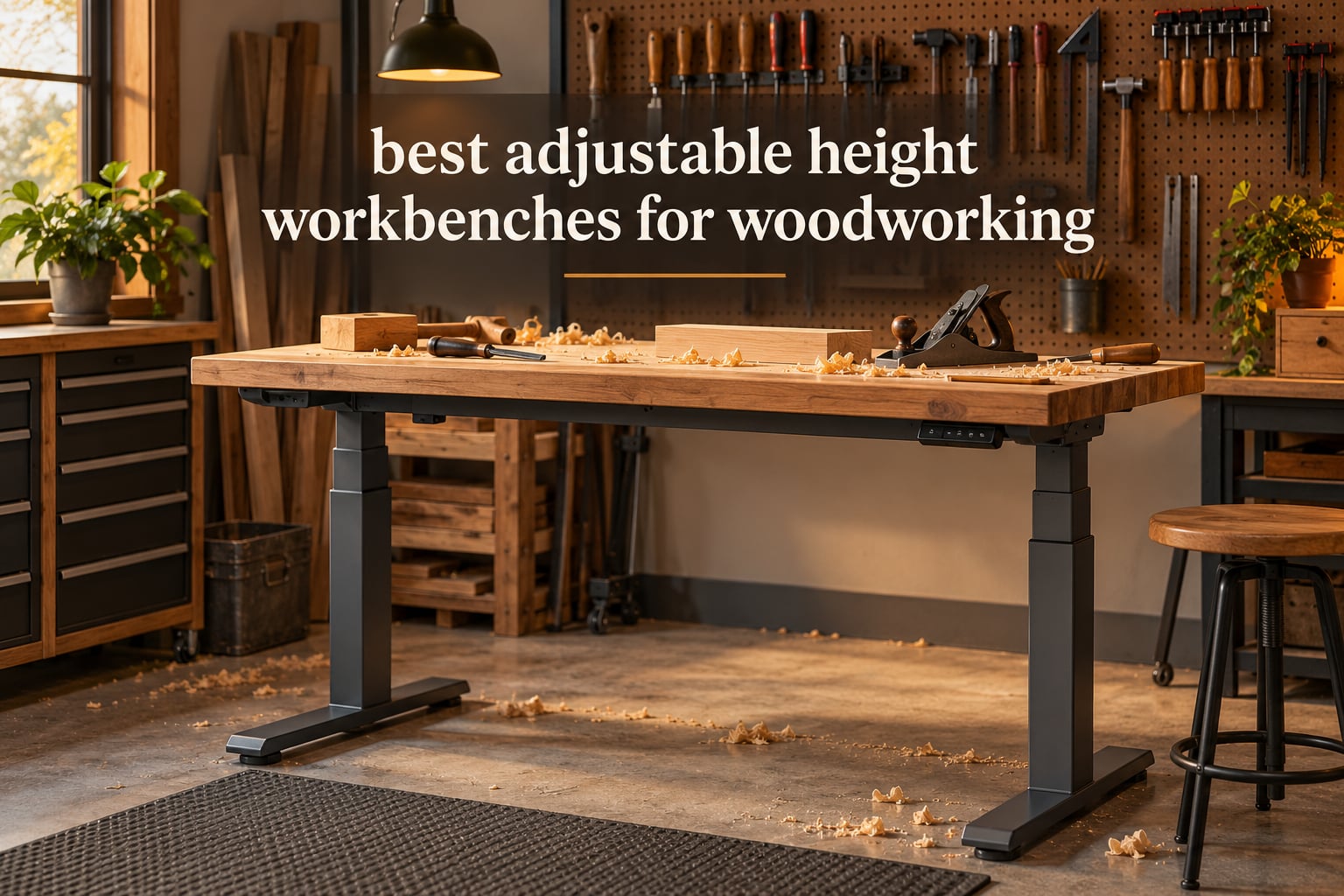 best adjustable height workbenches for woodworking