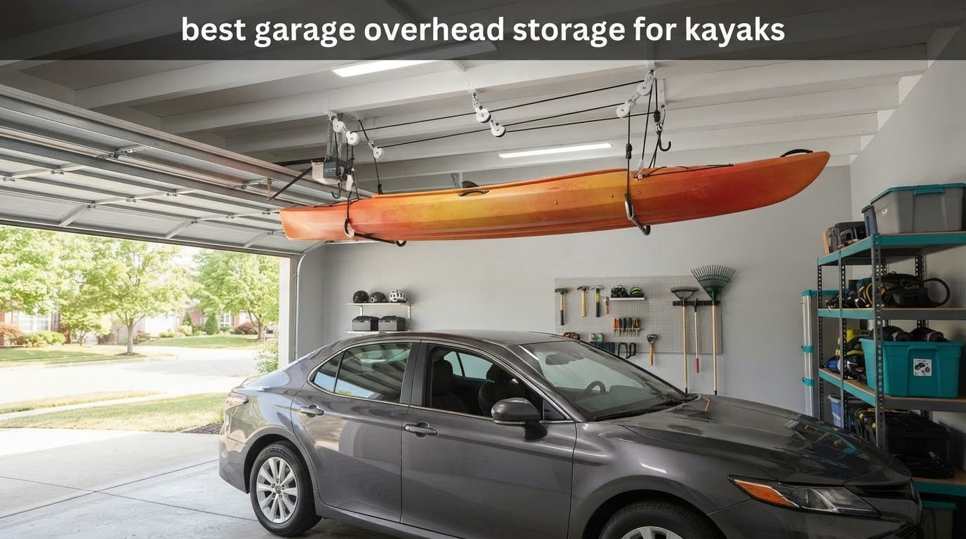 best garage overhead storage for kayaks