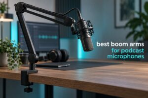 best boom arms for podcast microphones