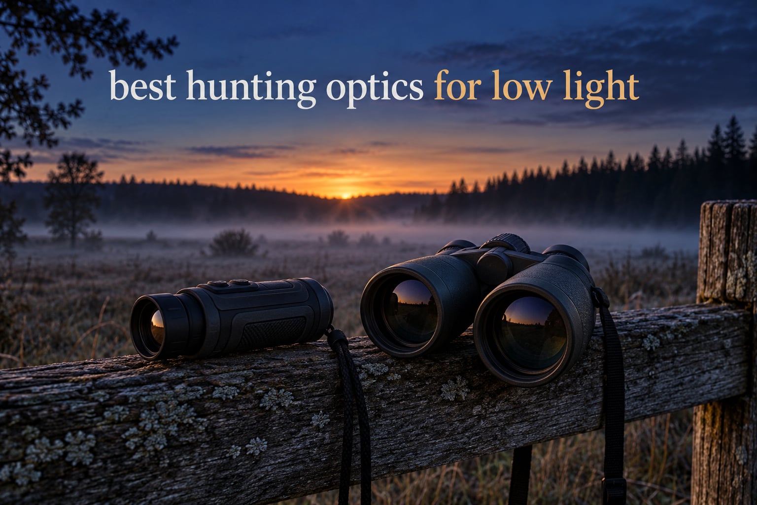best hunting optics for low light