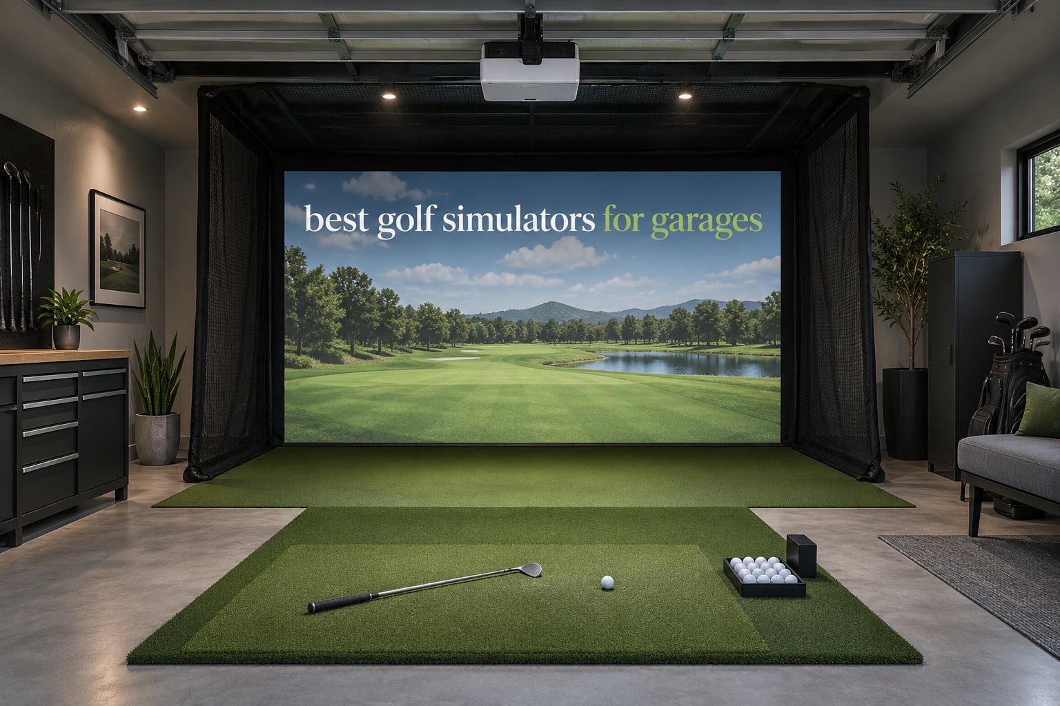 best golf simulators for garages