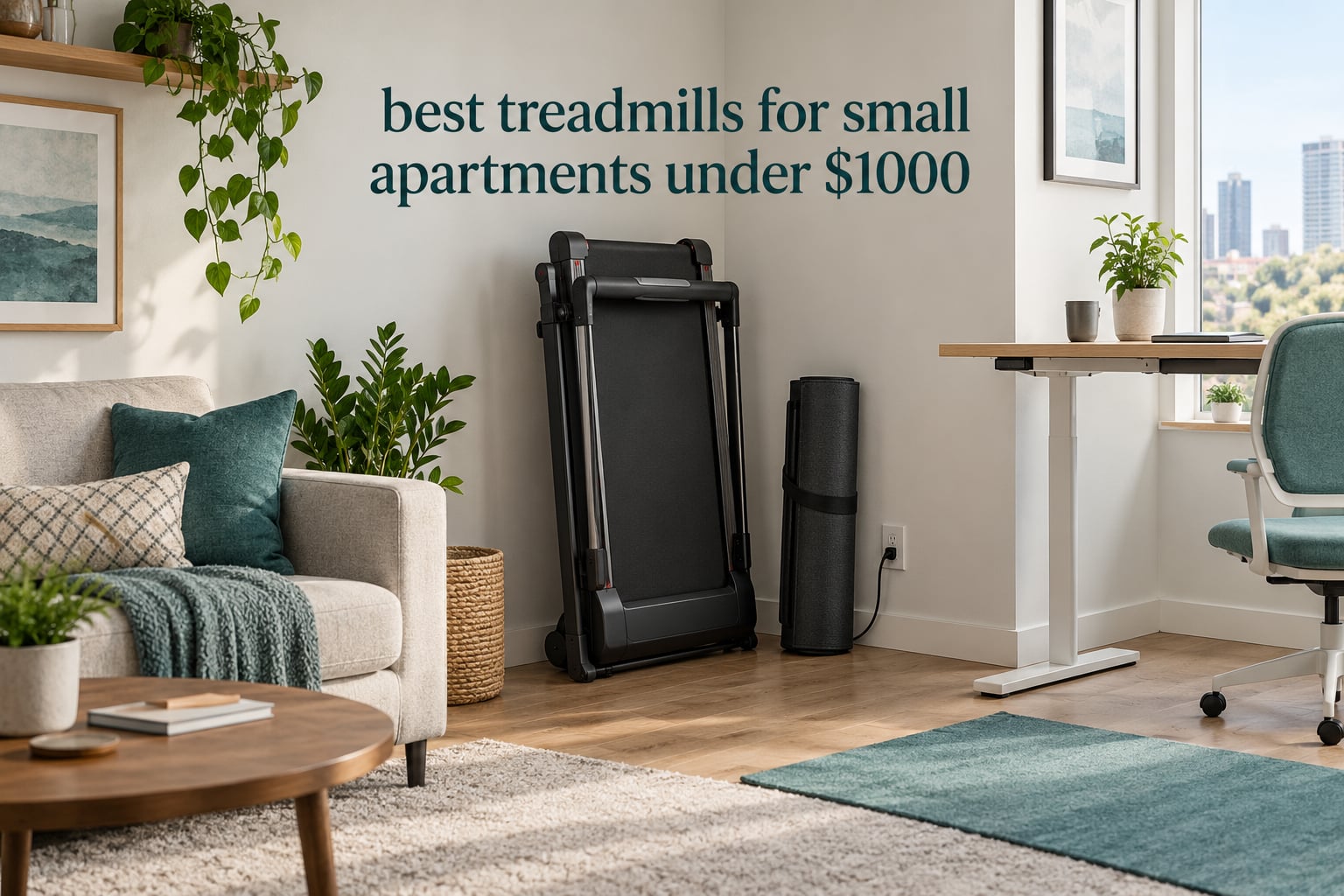 best treadmills for small apartments under $1000