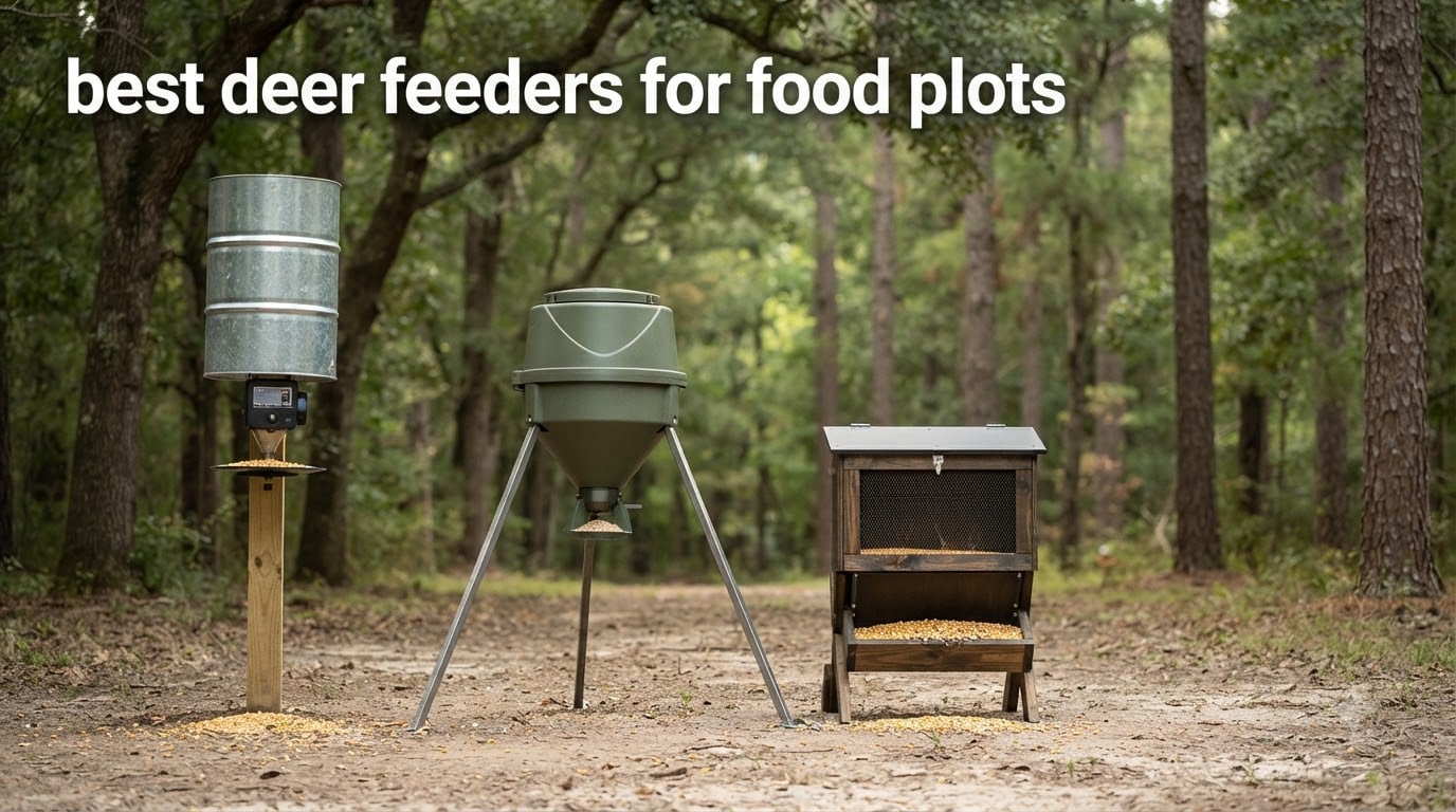 best deer feeders for food plots