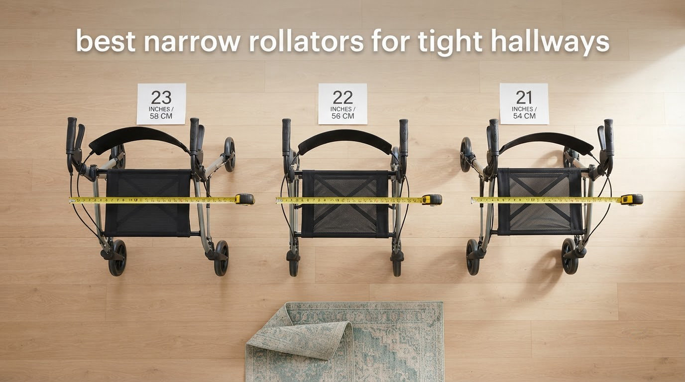 best narrow rollators for tight hallways