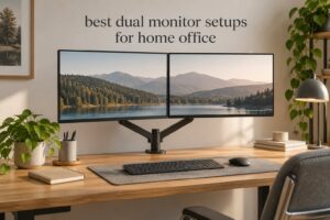 best dual monitor setups for home office