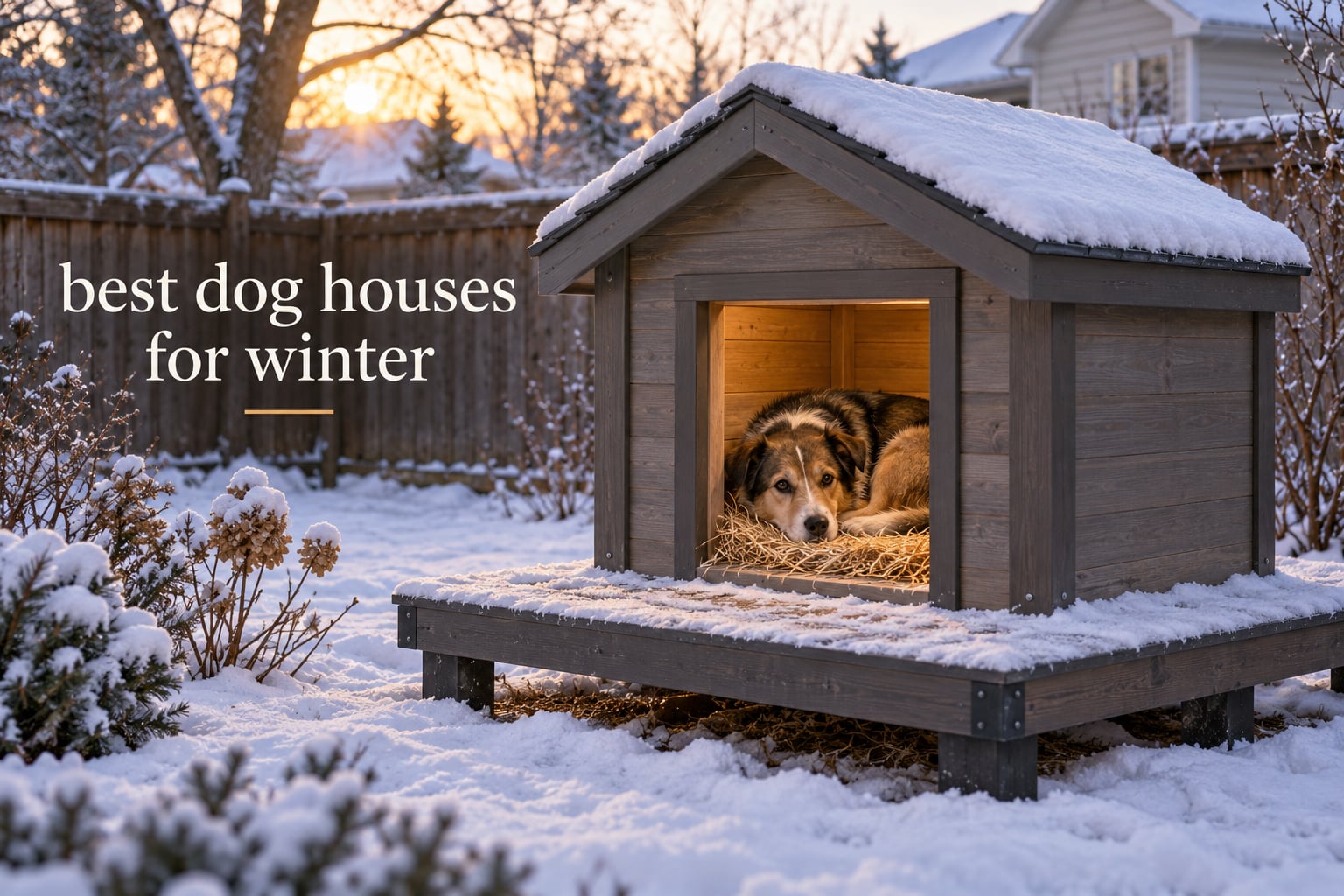 best dog houses for winter