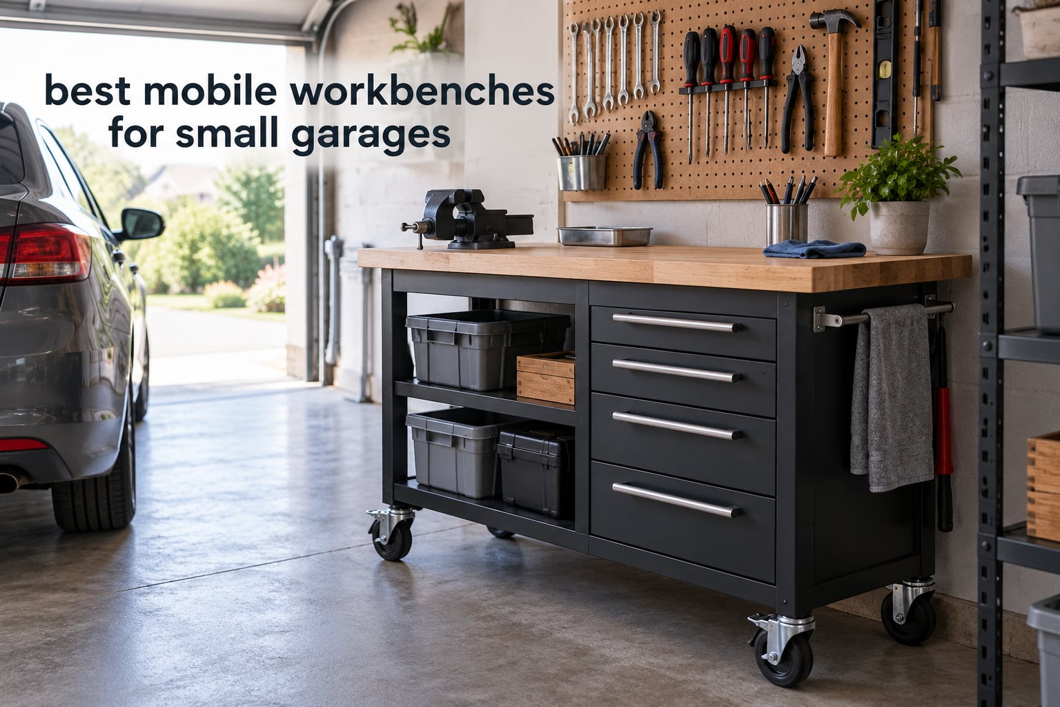 best mobile workbenches for small garages