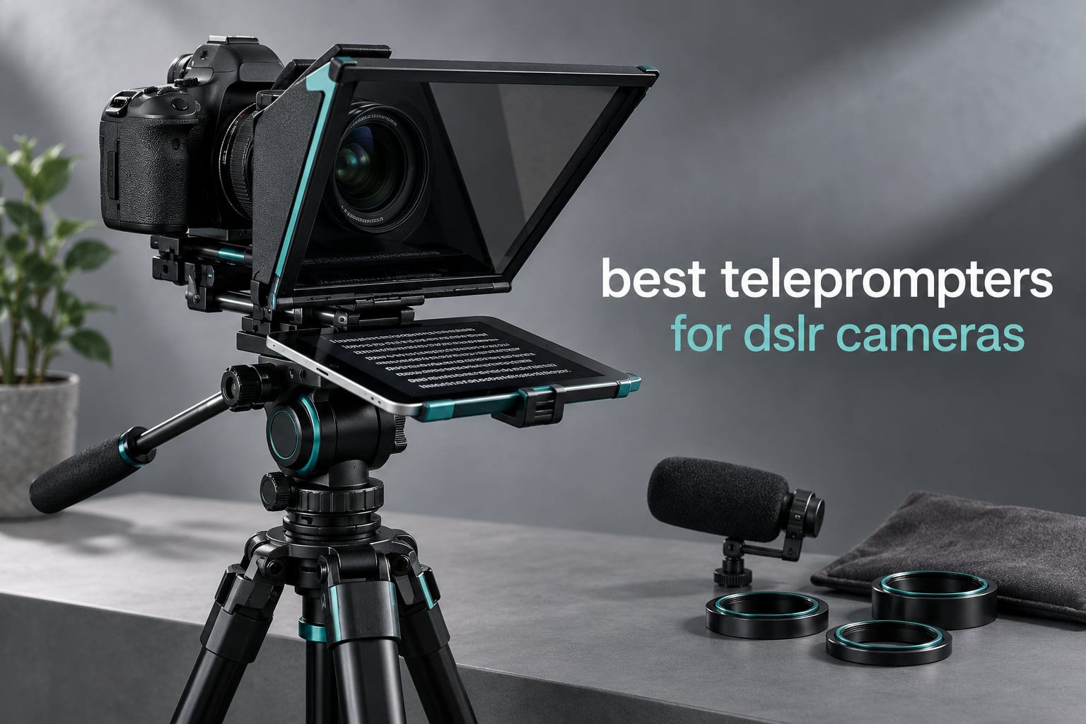 best teleprompters for dslr cameras