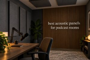 best acoustic panels for podcast rooms
