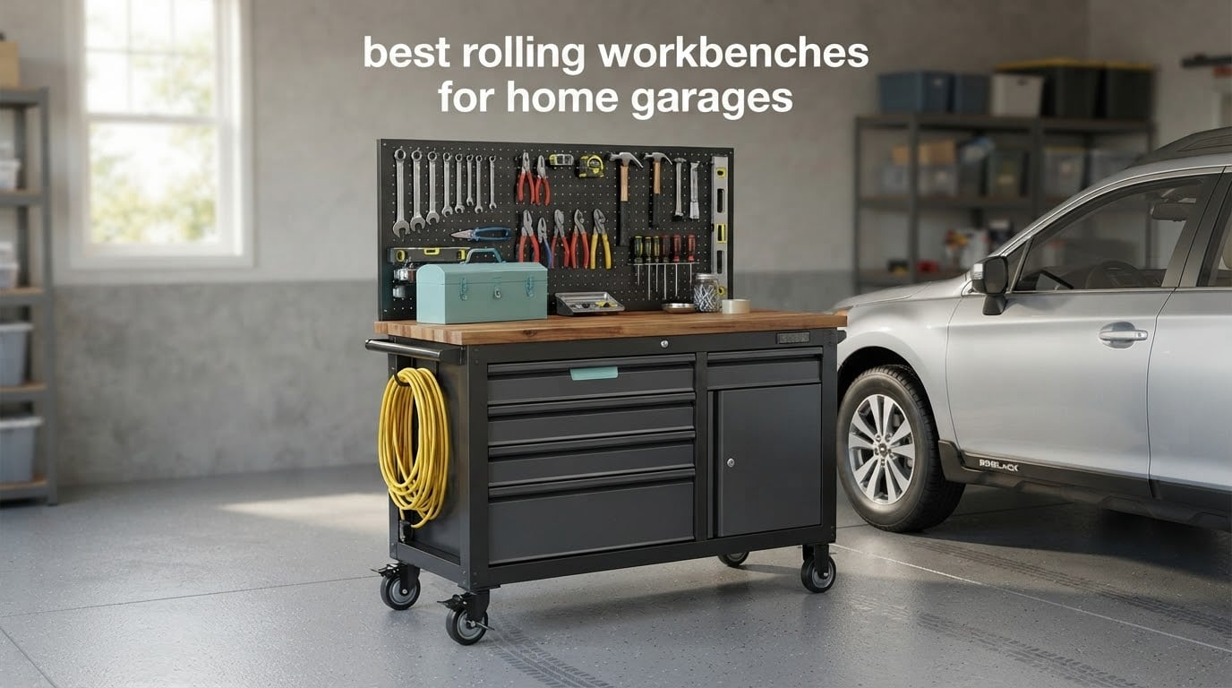 best rolling workbenches for home garages