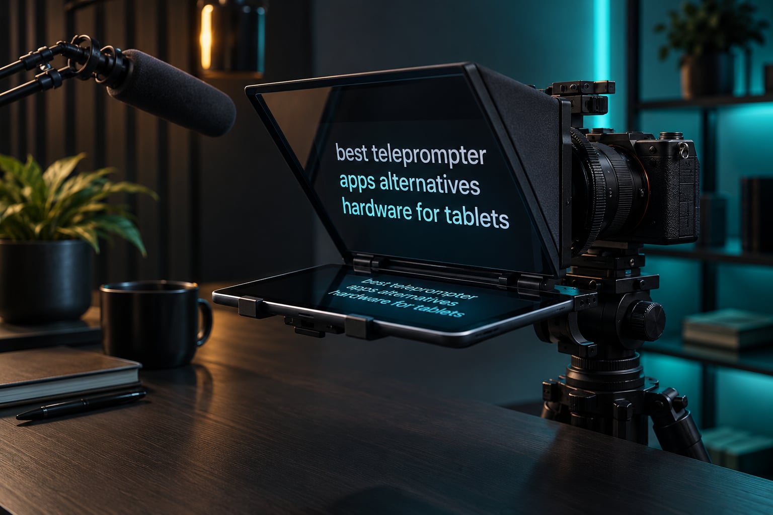 best teleprompter apps alternatives hardware for tablets