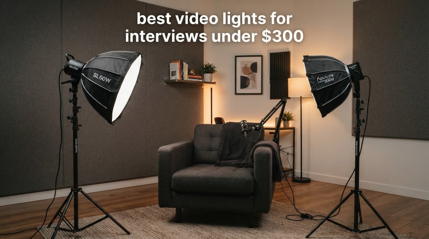 best video lights for interviews under $300