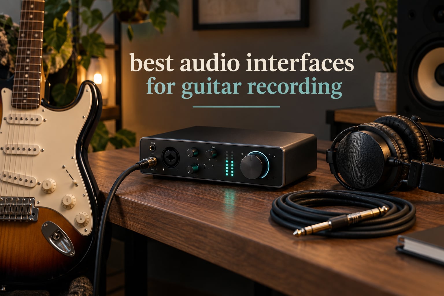 best audio interfaces for guitar recording