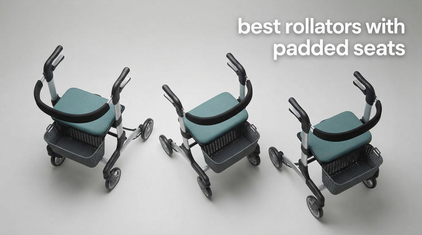 best rollators with padded seats