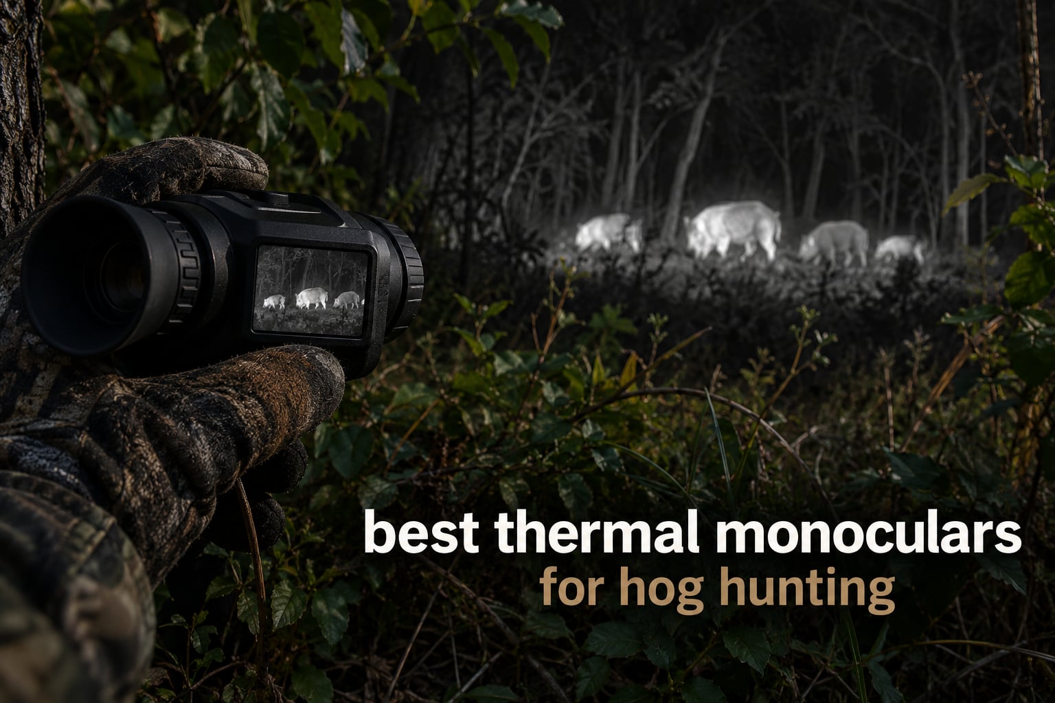 best thermal monoculars for hog hunting