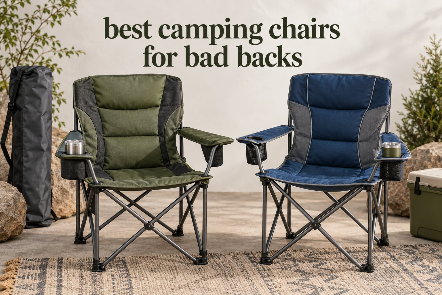 best camping chairs for bad backs